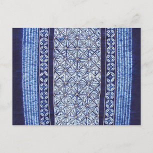Postal Tie-Dye de Miao Indigo #5