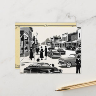 Postal tiempo antiguo vintage