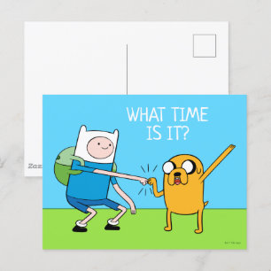 Postal Tiempo de aventura   Finn & Jake Fist Bump