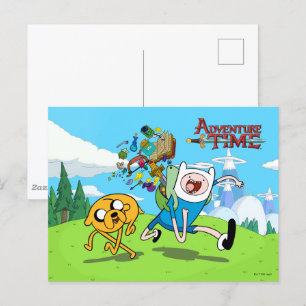 Postal Tiempo de aventura Gear de aventura de Finn