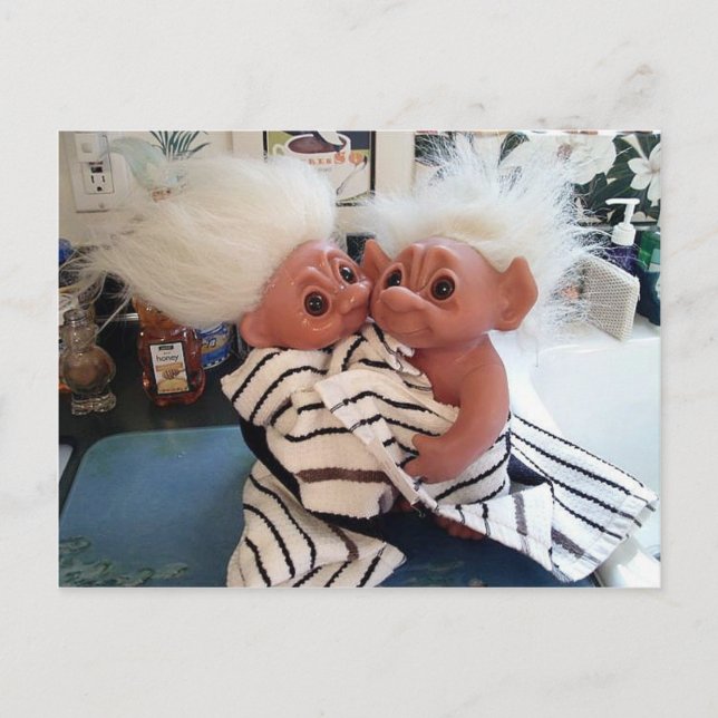 Postal Tiempo de baño (Anverso)