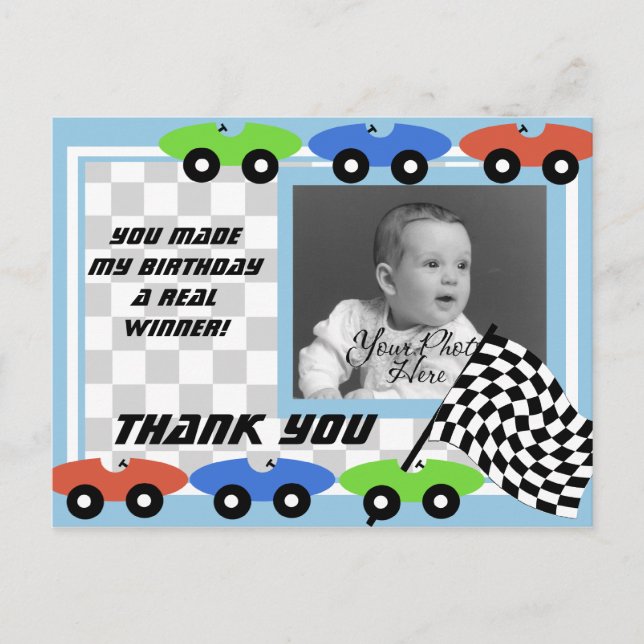 Postal Tiempo de carrera/ Foto (Anverso)