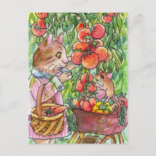 Postal Tiempo de cosecha (Anverso)