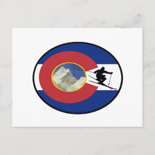 POSTAL TIEMPO DE ESQUÍ DE COLORADO