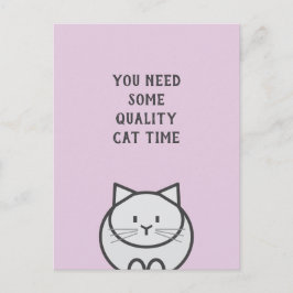 Postal Tiempo de Gatos de Calidad