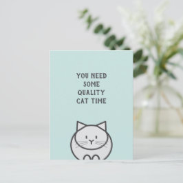Postal Tiempo de Gatos de Calidad