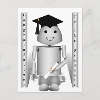 Postal ¡Tiempo de graduación para Robo-x9!