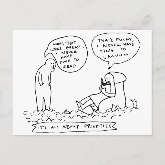 Postal Tiempo de lectura (Anverso)