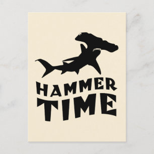 Postal Tiempo de martillo   Diseño Para Los Amantes Del T