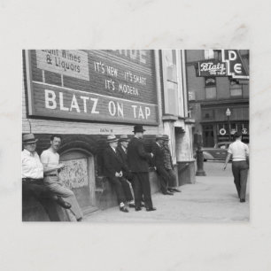 Postal Tiempo de matanza en Butte, 1939
