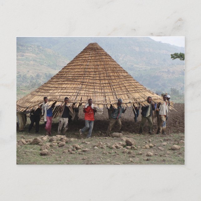 Postal Tiempo de mover la casa (Anverso)