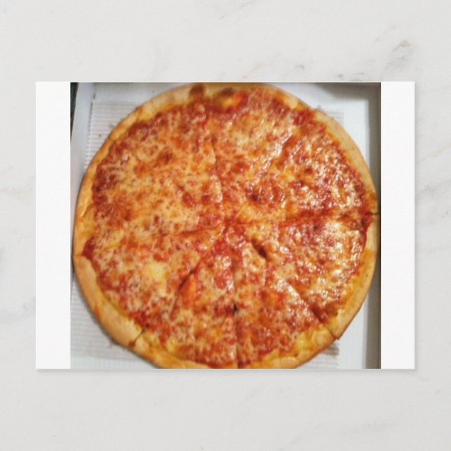 Postal ¡Tiempo de Pizza! (Anverso)