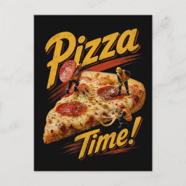 Postal ¡Tiempo de Pizza!