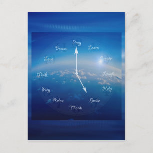 Postal Tiempo de sonreír