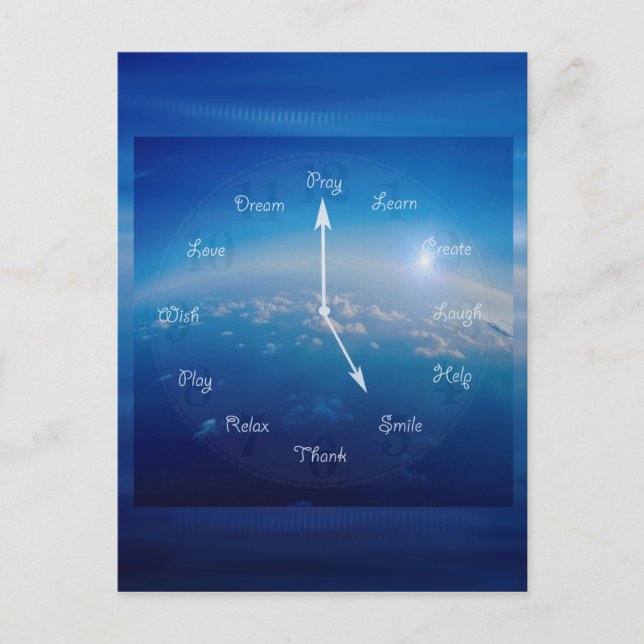 Postal Tiempo de sonreír (Anverso)