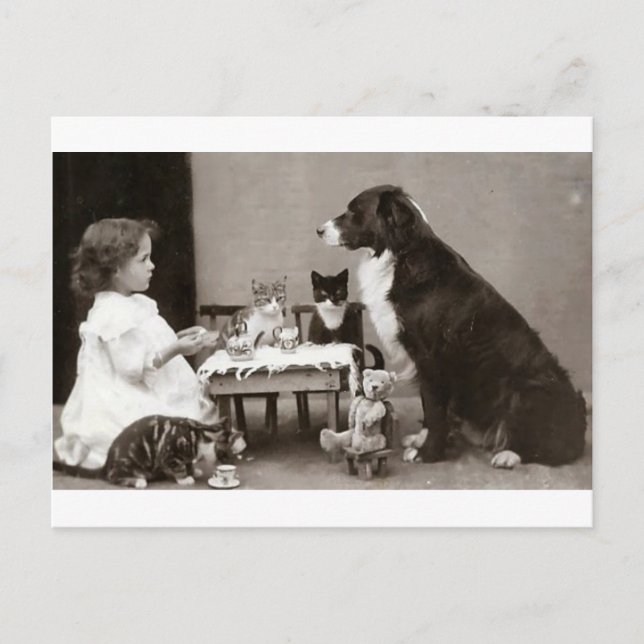 Postal Tiempo de té (Anverso)