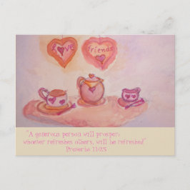 Postal tiempo de té