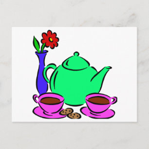 Postal Tiempo de té
