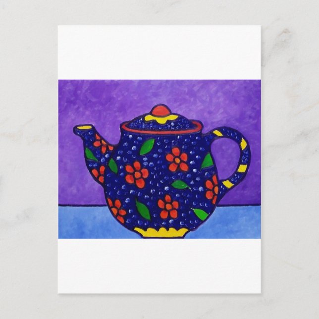 Postal Tiempo de té de Piliero (Anverso)