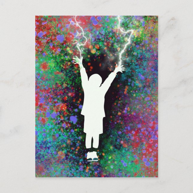 Postal Tiempo de tormenta (Anverso)