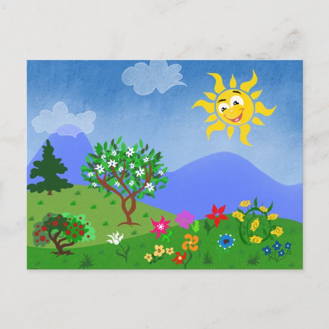 Postal Tiempo de verano (Anverso)