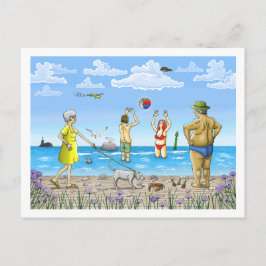 Postal Tiempo de verano en la playa