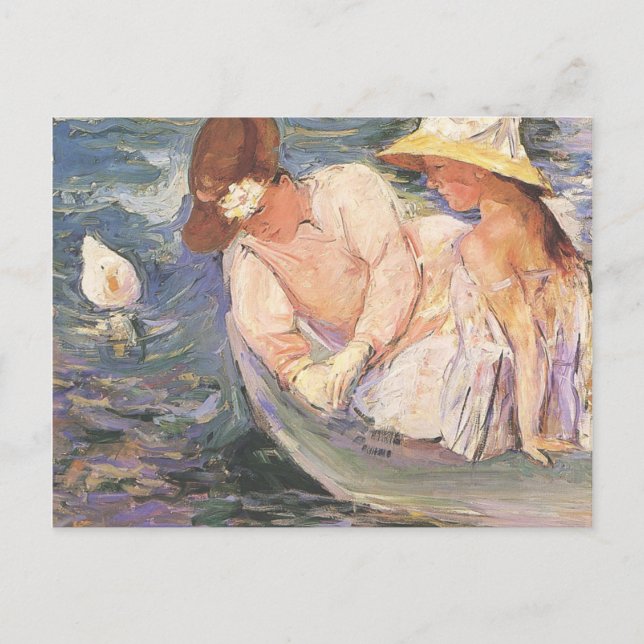 Postal Tiempo de verano, Mary Cassatt, 1894 (Anverso)