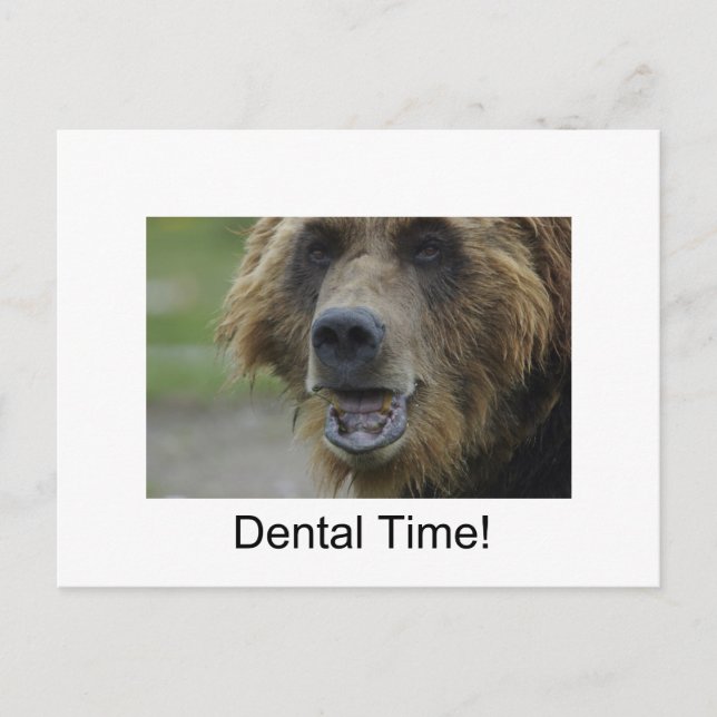 Postal ¡Tiempo Dental! (Anverso)