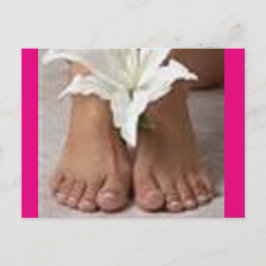 Postal Tiempo para tu pedicura