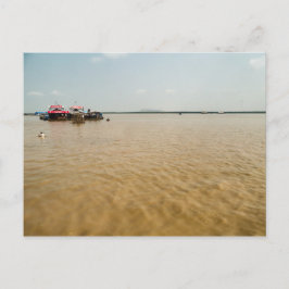 Postal Tienda de aldeas flotantes en el lago, Camboya