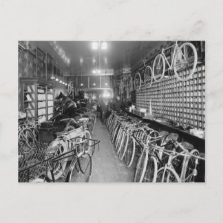 Postal Tienda de bicicletas y motocicletas, 1910