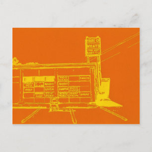 Postal Tienda de carne