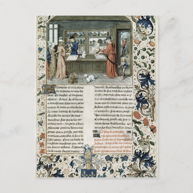 Postal Tienda de joyas, de Lapidaire de Mandeville (Anverso)