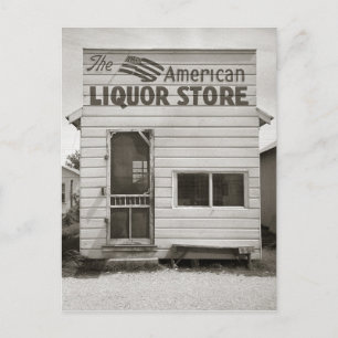 Postal Tienda de licores americana, 1943