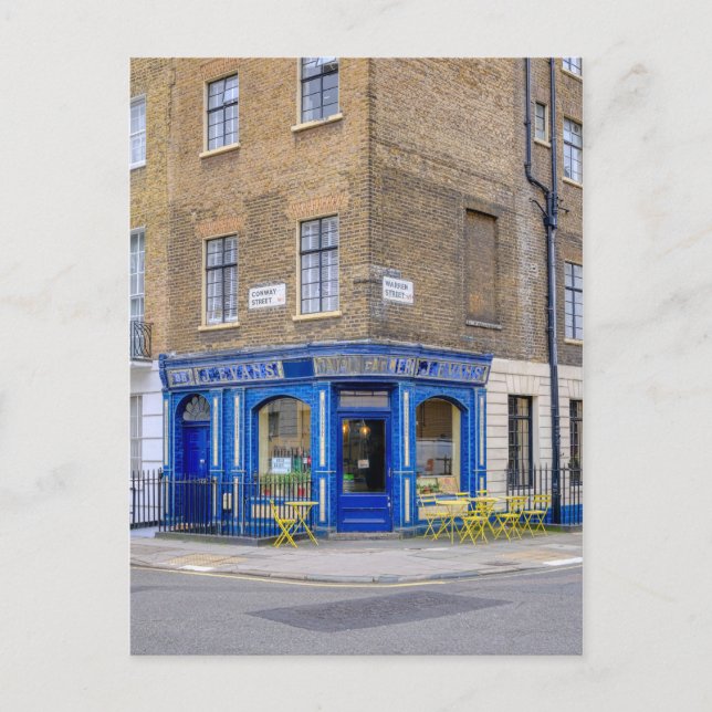 Postal Tienda de recintos para granjeros de leche, Londre (Anverso)