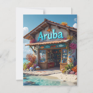 Postal tienda de snorkel aruba