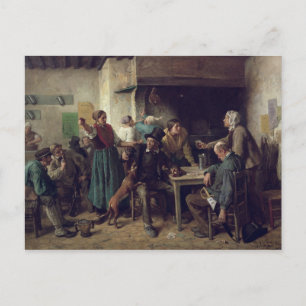 Postal Tienda de vino lunes, 1858