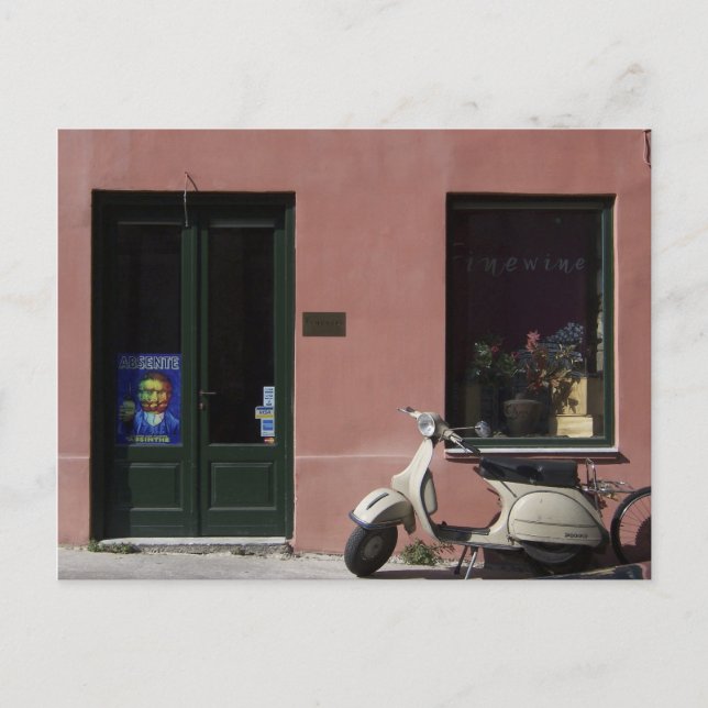 Postal Tienda de vinos (Anverso)