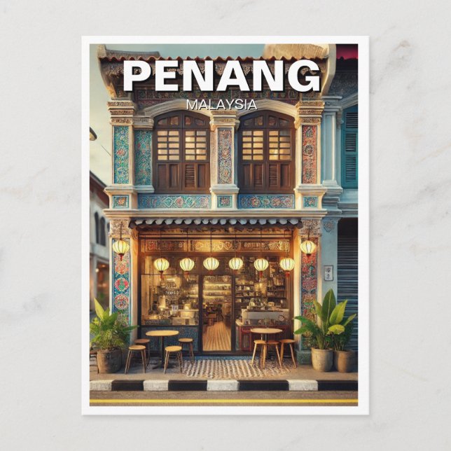 Postal Tienda Penang Malaysia (Anverso)