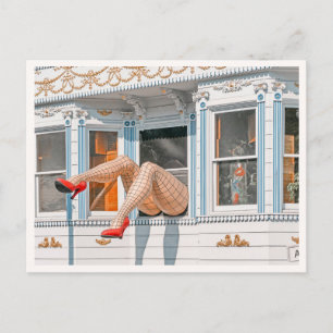 Postal Tienda Retro San Francisco Haight Ashbury Piernas