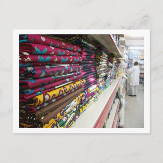 Postal Tienda textil, Abuja (Anverso)