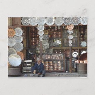 Postal Tienda tradicional en Isfahán