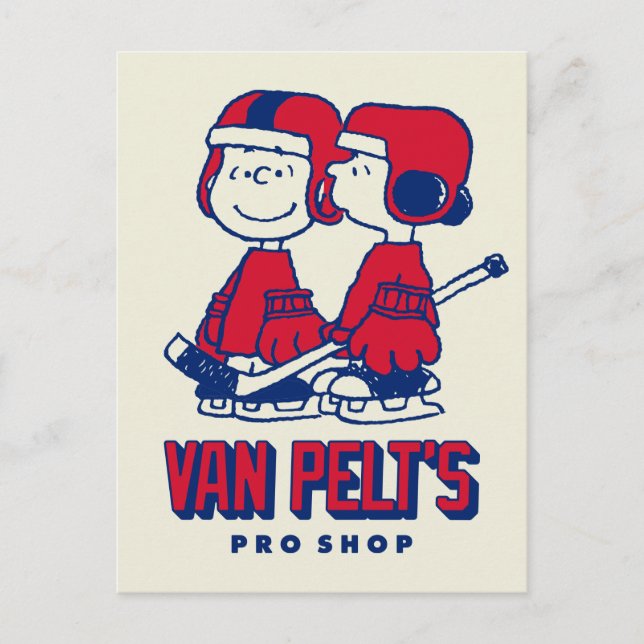 Postal Tienda Van Pelt's Hockey Club Pro (Anverso)