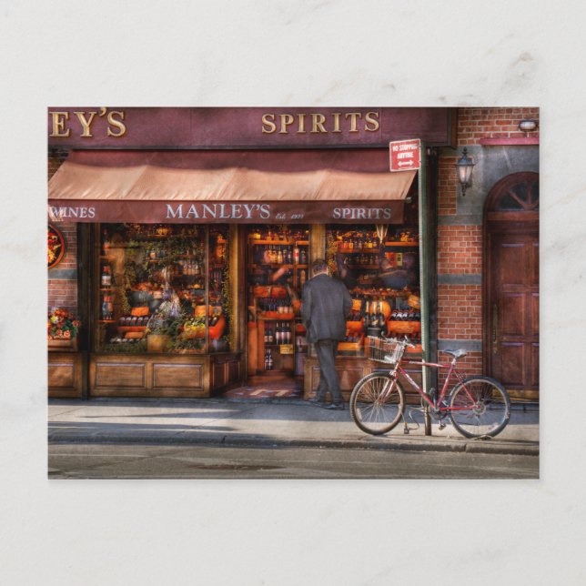 Postal Tienda - Vino - Vinos y Espíritus Est 1934 (Anverso)