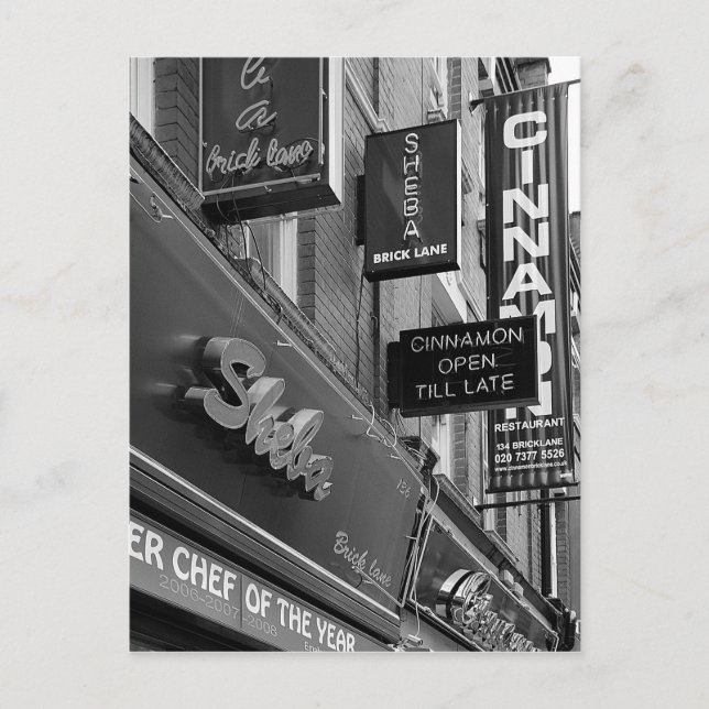 Postal Tiendas de Londres (Anverso)