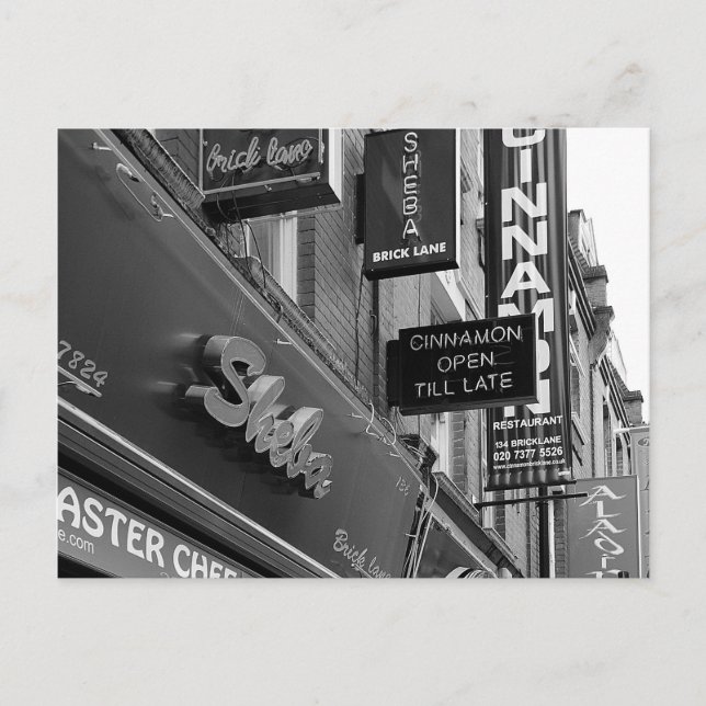 Postal Tiendas de Londres (Anverso)