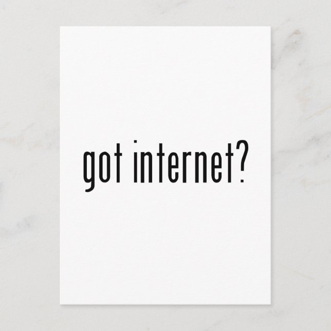 Postal ¿tiene internet? (Anverso)