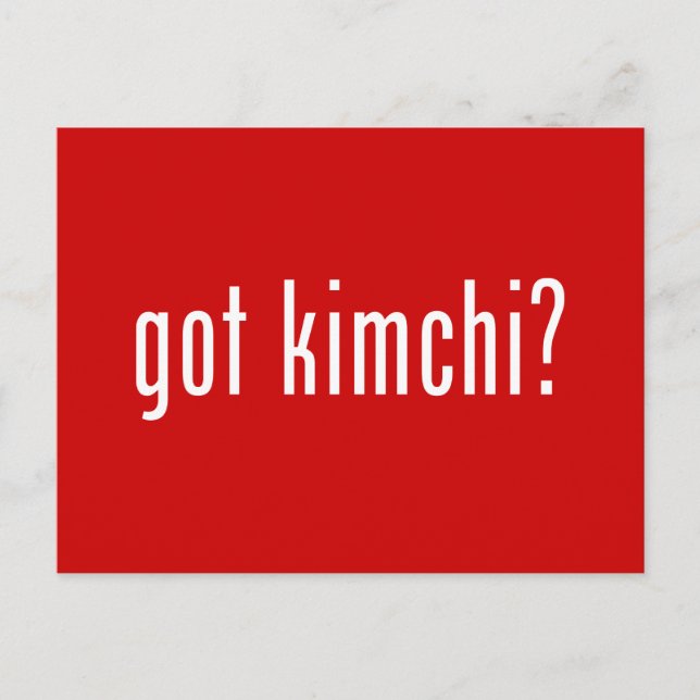 Postal ¿tiene kimchi? (Anverso)