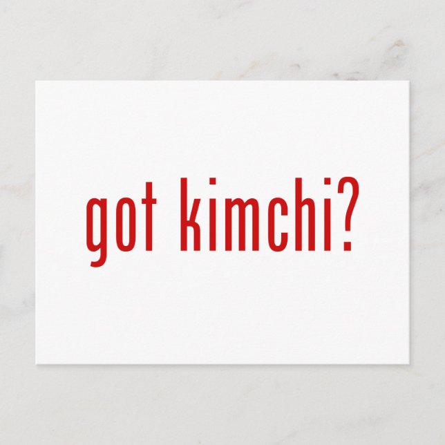Postal ¿tiene kimchi? (Anverso)