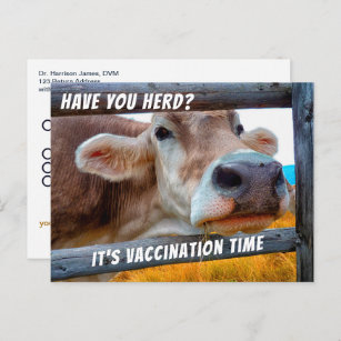 Postal ¿Tiene usted una vacuna de rebaño?